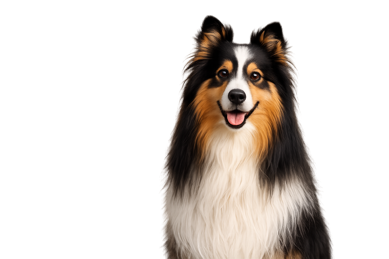 Cão com pelagem reconstruída pelo protocolo Reconstrução